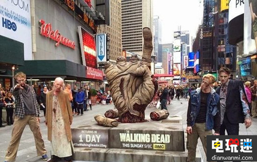 《行尸走肉》AR廣告現(xiàn)身紐約街頭驚嚇眾人 紐約 AR廣告 行尸走肉 VR及其它  第2張