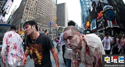 《行尸走肉》AR廣告現(xiàn)身紐約街頭驚嚇眾人 紐約 AR廣告 行尸走肉 VR及其它  第3張