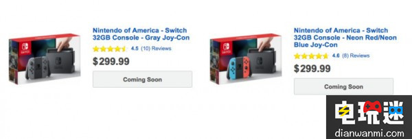 首批任天堂Switch主機預(yù)售火爆 美國已斷貨 美國斷貨 預(yù)售 任天堂Switch 任天堂SWITCH  第1張