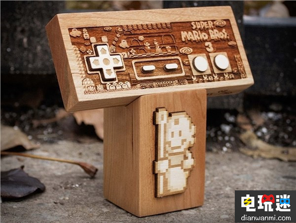 大神打造木質(zhì)任天堂NES手柄 雕工精湛可惜不能打游戲 NES手柄 木質(zhì)任天堂 大神 任天堂SWITCH  第4張