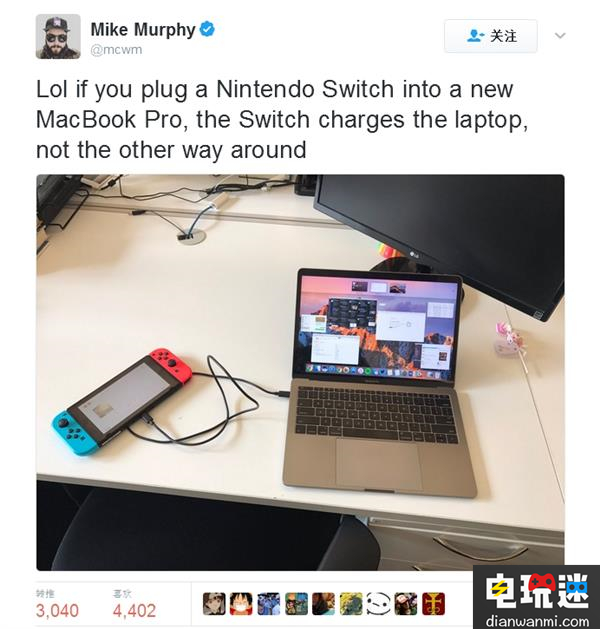 能玩游戲的“充電寶” 任天堂Switch擺了蘋果一道 蘋果 任天堂Switch 充電寶 任天堂SWITCH  第1張