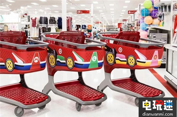 任天堂Switch太受歡迎 美國(guó)超市變馬里奧賽道 馬里奧賽車 馬里奧 Switch 任天堂 任天堂SWITCH  第1張