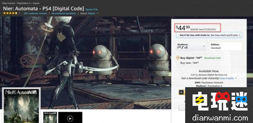 國內(nèi)玩家不滿？《尼爾：機(jī)械紀(jì)元》美亞PS4版打折  PS4 Steam 2B 機(jī)械紀(jì)元 尼爾 電玩迷資訊  第1張