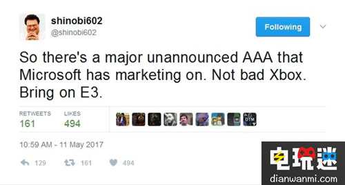 高能透露 微軟E3 2017展將有未公布的3A大作面世！ E3 天蝎座 Xbox 微軟 微軟XBOX  第2張