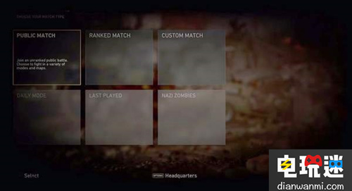 期待么？游戲制作人展示《使命召喚14》線上模式的菜單 菜單 二戰(zhàn) 使命召喚14 電玩迷資訊  第3張