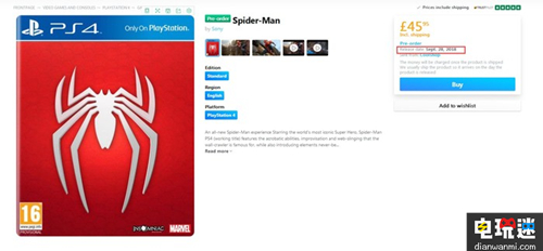 PS4大作《蜘蛛俠》發(fā)售日疑泄露？ Insomniac Game 索尼 PS4 蜘蛛俠 索尼PS  第2張