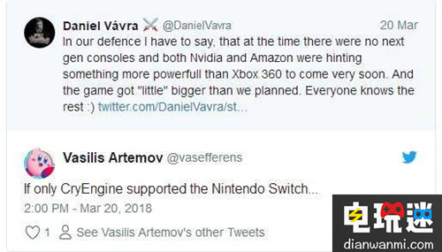 有希望！CryEngine未來或提供對任天堂Switch的支持？ 主機 switch 任天堂 任天堂SWITCH  第3張