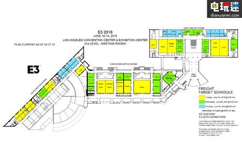 2018年 E3 現(xiàn)場展位分布圖公布 電玩迷 索尼 任天堂 E3 電玩迷資訊  第3張
