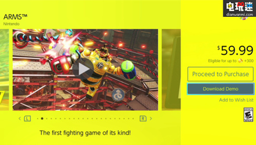 《ARMS》開始配信歐美服免費(fèi)試玩版 NS 任天堂 ARMS 任天堂SWITCH  第2張