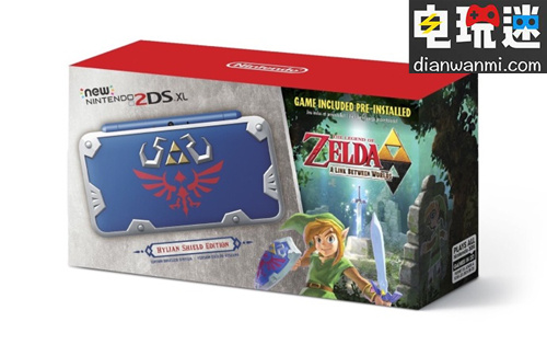 任天堂宣布塞爾達傳說主題2DSXL即將發(fā)售 塞爾達傳說：眾神的三角力量力量2 2DSXL 任天堂 任天堂SWITCH  第1張