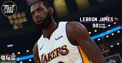 勒布朗·詹姆斯在《NBA 2K》中亮相 能力評(píng)分高達(dá)98 勒布朗 詹姆斯 NBA 2K 電玩迷資訊 第1張 勒布朗·詹姆斯在《NBA 2K》中亮相 能力評(píng)分高達(dá)98 勒布朗 詹姆斯 NBA 2K 電玩迷資訊 第1張