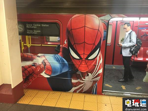 街頭宣傳？PS4《蜘蛛俠》海報(bào)亮相曼哈頓！ ps4 蜘蛛俠 索尼PS  第1張