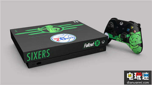 《輻射76》聯(lián)動(dòng)費(fèi)城76人推出主題球衣與XboxOne主機(jī) XboxOne 輻射76 微軟XBOX  第1張