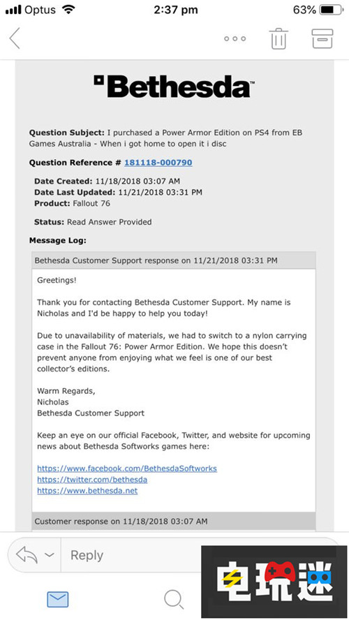 《輻射76》動力甲特別版玩家評價偷工減料 輻射76 電玩迷資訊  第3張