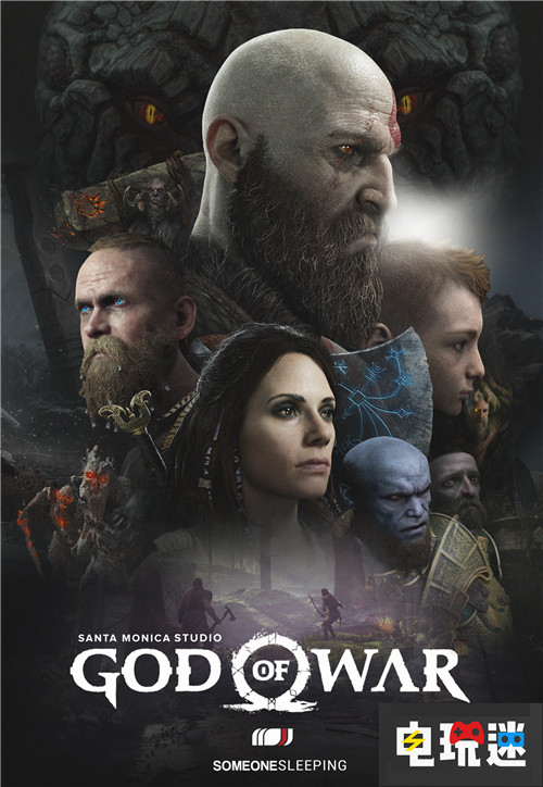 粉絲自制《戰(zhàn)神》電影風(fēng)海報(bào)魄力十足 索尼 PS4 奎托斯 戰(zhàn)神 索尼PS  第1張