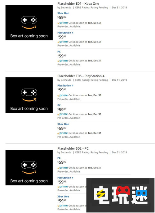 美國(guó)亞馬遜疑似現(xiàn)B社《輻射》新作 輻射3 輻射：新維加斯 輻射76 貝塞斯達(dá) 電玩迷資訊  第1張
