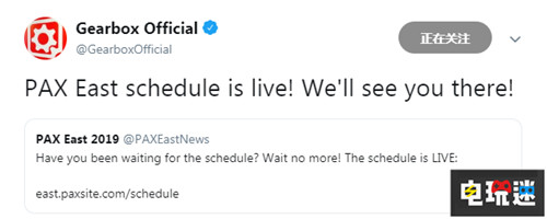 Gearbox或?qū)⒂赑AX East 2019公開《無(wú)主之地3》 Take Two PC Xbox One PS4 PAX East 2019 無(wú)主之地 電玩迷資訊  第2張
