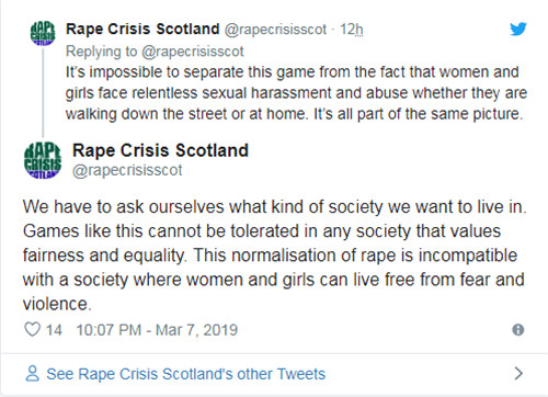 風(fēng)波未?！稄?qiáng)奸日》引起蘇格蘭議員提議嚴(yán)查Steam PC Steam STEAM/Epic  第2張