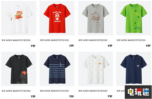 優(yōu)衣庫正式于國內(nèi)推出任天堂聯(lián)動T恤4月1日開賣 Mario 超級馬里奧 任天堂 優(yōu)衣庫 任天堂SWITCH  第4張