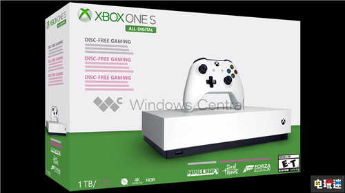 XboxOneS全數(shù)字版包裝曝光無光驅(qū)內(nèi)含3款大作 盜賊之海 極限競速地平線3 我的世界 XboxOneS Xbox One 微軟 Xbox 微軟XBOX 第1張 XboxOneS全數(shù)字版包裝曝光無光驅(qū)內(nèi)含3款大作 盜賊之海 極限競速地平線3 我的世界 XboxOneS Xbox One 微軟 Xbox 微軟XBOX 第1張