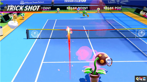 坐在花盆里也要打網(wǎng)球《馬里奧網(wǎng)球》公開新角色火焰食人花 馬里奧 任天堂 Switch 馬里奧網(wǎng)球 任天堂SWITCH 第3張 坐在花盆里也要打網(wǎng)球《馬里奧網(wǎng)球》公開新角色火焰食人花 馬里奧 任天堂 Switch 馬里奧網(wǎng)球 任天堂SWITCH 第3張