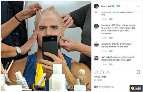 《巫師》真人劇第一季殺青 大超亨利卡維爾曬化妝照 Netflix 亨利卡維爾 超人 巫師3 杰洛特 巫師 VR及其它  第3張