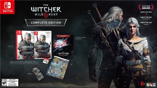 Switch《巫師3：完全版》實(shí)體版內(nèi)容公開(kāi) CDPR 任天堂 Switch 巫師3：完整版 任天堂SWITCH  第1張