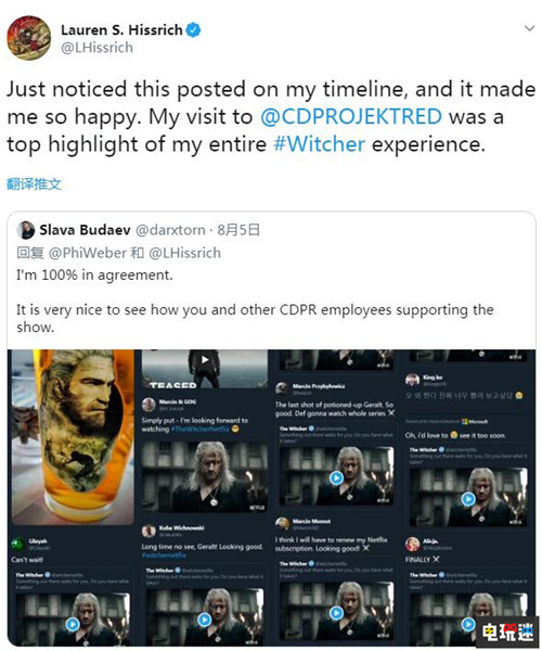 網(wǎng)飛《巫師》真人劇統(tǒng)籌贊揚CDPR《巫師》系列游戲 CDPR 網(wǎng)飛 Netflix 巫師真人劇 巫師3 電玩迷資訊  第3張