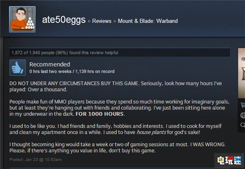 屏蔽水軍 Steam更新實(shí)驗(yàn)室評論系統(tǒng)增加游戲時(shí)長選項(xiàng) Steam PC STEAM/Epic  第1張