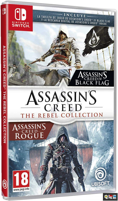 NS《刺客信條:叛逆者合集》實(shí)體版將采用半實(shí)體半下載形式 育碧 Switch 刺客信條:叛變 刺客信條:黑旗 刺客信條:叛逆者合集 任天堂SWITCH 第1張 NS《刺客信條:叛逆者合集》實(shí)體版將采用半實(shí)體半下載形式 育碧 Switch 刺客信條:叛變 刺客信條:黑旗 刺客信條:叛逆者合集 任天堂SWITCH 第1張