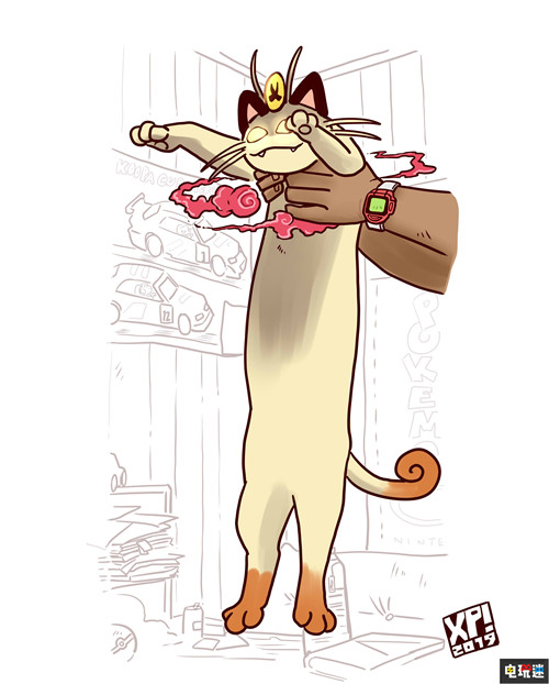 《寶可夢:劍盾》超極巨化喵喵惹玩家P圖腦洞大開 GameFreak 任天堂 精靈寶可夢 Switch 超極巨化 喵喵 寶可夢:劍/盾 寶可夢 任天堂SWITCH 第3張 《寶可夢:劍盾》超極巨化喵喵惹玩家P圖腦洞大開 GameFreak 任天堂 精靈寶可夢 Switch 超極巨化 喵喵 寶可夢:劍/盾 寶可夢 任天堂SWITCH 第3張