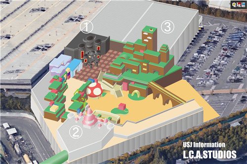 大阪環(huán)球影城任天堂園區(qū)新照公開 庫巴城堡開建 桃花公主 庫巴 超級馬里奧兄弟 環(huán)球影城 任天堂 任天堂SWITCH  第4張