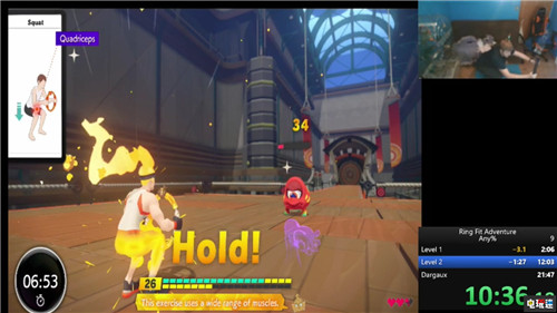 國外玩家《健身環(huán)大冒險(xiǎn)》30分鐘內(nèi)速通 累癱在沙發(fā) Switch 任天堂 健身環(huán)大冒險(xiǎn) 任天堂SWITCH 第3張 國外玩家《健身環(huán)大冒險(xiǎn)》30分鐘內(nèi)速通 累癱在沙發(fā) Switch 任天堂 健身環(huán)大冒險(xiǎn) 任天堂SWITCH 第3張