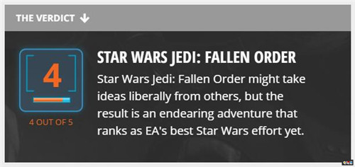 《星球大戰(zhàn)絕地：隕落的武士團》評分解禁PC版MC綜合高達91分 游戲評分 重生工作室 EA 星球大戰(zhàn)絕地：隕落的武士團 電玩迷資訊  第7張