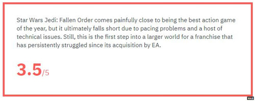 《星球大戰(zhàn)絕地：隕落的武士團》評分解禁PC版MC綜合高達91分 游戲評分 重生工作室 EA 星球大戰(zhàn)絕地：隕落的武士團 電玩迷資訊  第8張