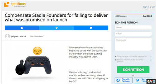 出師不利 谷歌Stadia預(yù)購(gòu)創(chuàng)人版延遲2天未推送 云游戲 Stadia 谷歌 Google 電玩迷資訊  第3張