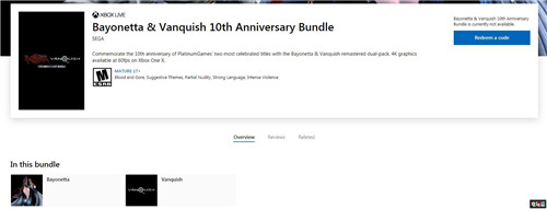 世嘉推出XboxOne《獵天使魔女》與《征服》高清合集 神谷英樹 三上真司 白金工作室 征服 獵天使魔女 世嘉 微軟 XboxOne 微軟XBOX  第2張