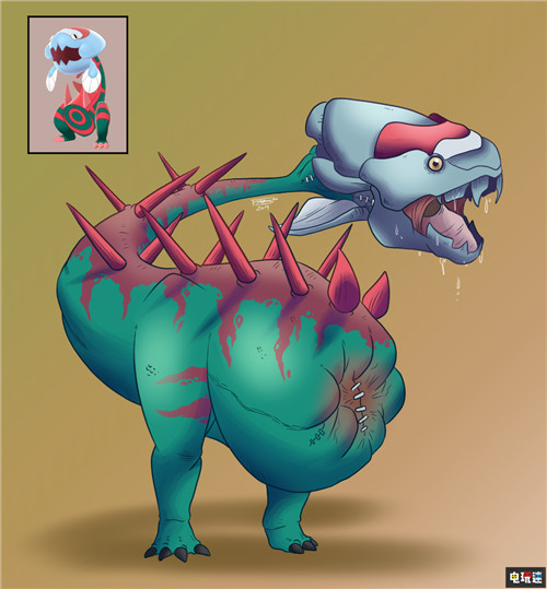 玩家繪制寫實(shí)風(fēng)《寶可夢(mèng):劍盾》化石寶可夢(mèng) 鰓魚(yú)龍好嚇人 寶可夢(mèng) Switch 腮魚(yú)龍 寶可夢(mèng):劍盾 任天堂SWITCH 第2張 玩家繪制寫實(shí)風(fēng)《寶可夢(mèng):劍盾》化石寶可夢(mèng) 鰓魚(yú)龍好嚇人 寶可夢(mèng) Switch 腮魚(yú)龍 寶可夢(mèng):劍盾 任天堂SWITCH 第2張