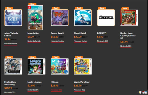 任天堂eShop美服開啟新年優(yōu)惠 眾多作品七折 優(yōu)惠促銷 美服 Switch 任天堂 任天堂SWITCH  第5張