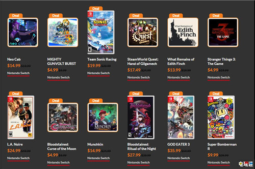 任天堂eShop美服開啟新年優(yōu)惠 眾多作品七折 優(yōu)惠促銷 美服 Switch 任天堂 任天堂SWITCH  第6張