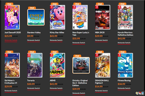 任天堂eShop美服開啟新年優(yōu)惠 眾多作品七折 優(yōu)惠促銷 美服 Switch 任天堂 任天堂SWITCH  第2張