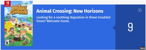 《集合啦！動(dòng)物森友會(huì)》MC評(píng)分91成為2020年最佳NS游戲 主機(jī)游戲 Switch 任天堂 動(dòng)物之森 集合啦！動(dòng)物森友會(huì) 任天堂SWITCH  第3張