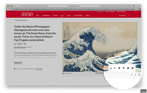 大都會(huì)博物館為《動(dòng)物森友會(huì)》提供數(shù)萬件虛擬展品 神奈川沖浪里 Switch 大都會(huì)博物館 集合啦！動(dòng)物森友會(huì) 任天堂SWITCH  第3張