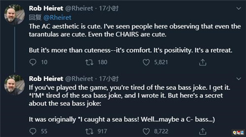 《集合啦！動(dòng)物森友會(huì)》英文鱸魚笑話譯者自己都看煩了 感同身受 任天堂 Switch 鱸魚 動(dòng)物之森 集合啦！動(dòng)物森友會(huì) 任天堂SWITCH  第2張