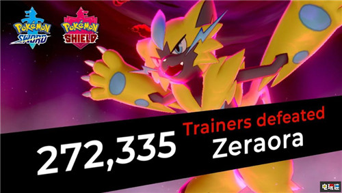 《寶可夢:劍盾》官方稱2天已有27萬玩家擊敗極巨化捷拉奧拉 Switch 捷拉奧拉 鎧之孤島 寶可夢:劍盾 任天堂SWITCH 第1張 《寶可夢:劍盾》官方稱2天已有27萬玩家擊敗極巨化捷拉奧拉 Switch 捷拉奧拉 鎧之孤島 寶可夢:劍盾 任天堂SWITCH 第1張