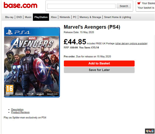 傳《漫威復(fù)仇者》蜘蛛俠或?yàn)樗髂酨S4獨(dú)占內(nèi)容 蜘蛛俠 索尼 史克威爾艾尼克斯 漫威復(fù)仇者 索尼PS  第2張