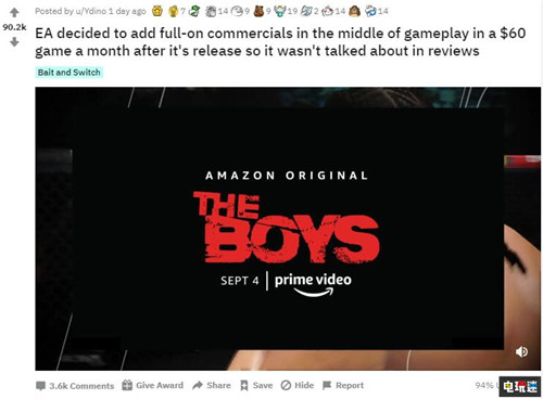 EA《UFC4》發(fā)售后加入廣告引發(fā)玩家不滿 黑袍糾察隊(duì) EA UFC4 電玩迷資訊  第2張