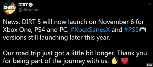 塵埃又吹跑了《塵埃5》本世代版本再次跳票至11月 PC XboxOne PS4 競(jìng)速 塵埃5 電玩迷資訊 第3張 塵埃又吹跑了《塵埃5》本世代版本再次跳票至11月 PC XboxOne PS4 競(jìng)速 塵埃5 電玩迷資訊 第3張