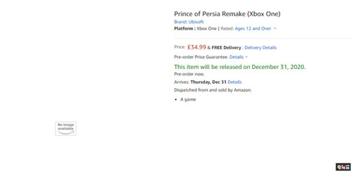 育碧俄羅斯Uplay泄露《波斯王子：時之砂》重制版 Uplay 育碧 波斯王子：時之砂重制版 電玩迷資訊  第4張