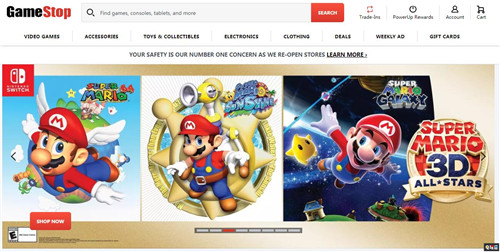 GameStop或?qū)⑥D(zhuǎn)型綜合電商 賣游戲也賣球拍 數(shù)字游戲 實(shí)體游戲 GameStop 電玩迷資訊  第2張